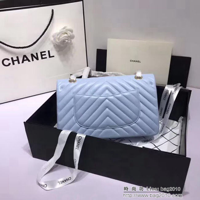 香奈兒CHANEL 升級版V線1112高仿原單小羊皮肩背斜挎包 DSC1239